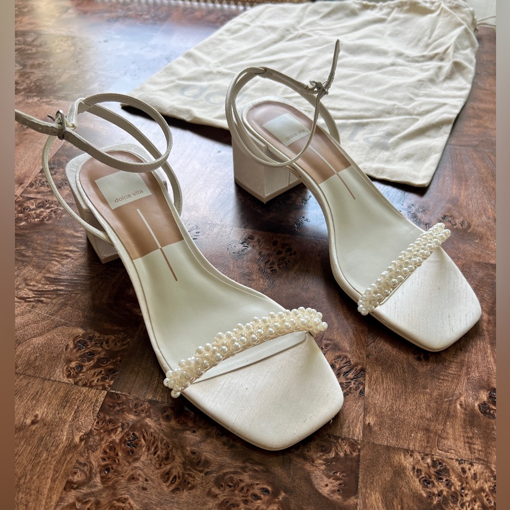 Dolce Vita Zamila Pearl Heels 8.5